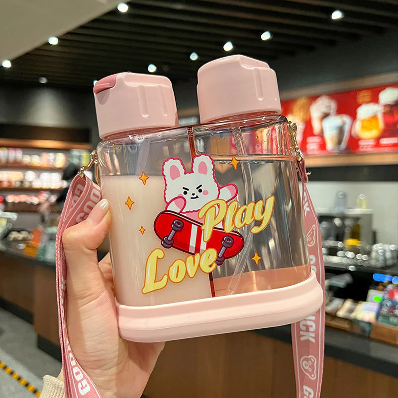 Creative Double-Drink Kids Water Bottle - Image 8