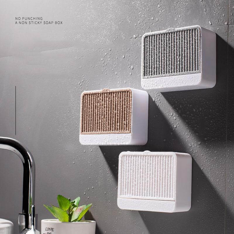 Creative Double Storage Wall Mounted Soap Box - Image 23