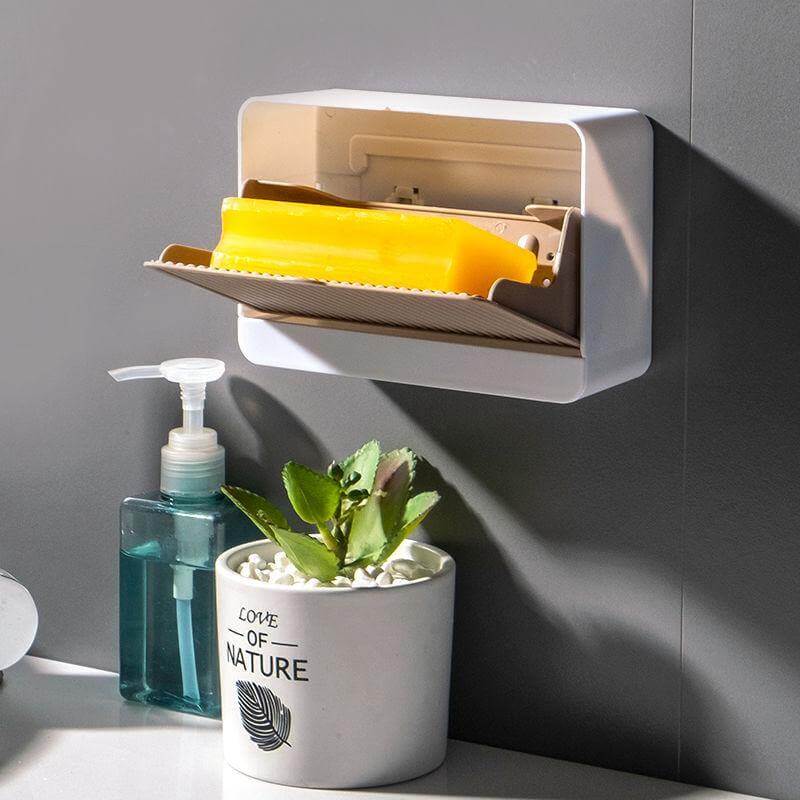 Creative Double Storage Wall Mounted Soap Box - Image 8