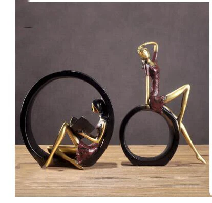 Creative European Miniature Modern Girl Figurines - Image 10