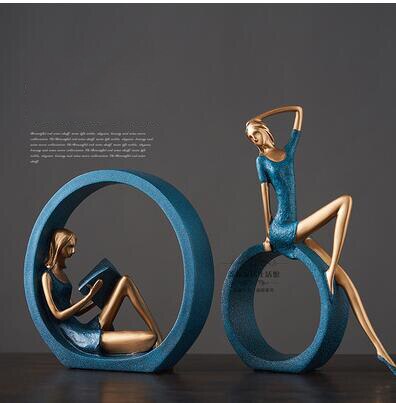 Creative European Miniature Modern Girl Figurines - Image 16