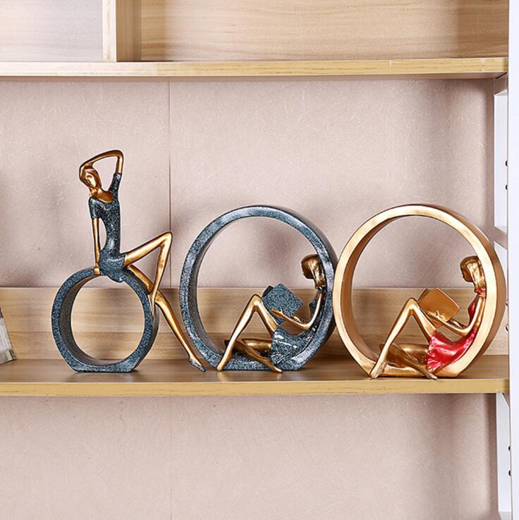 Creative European Miniature Modern Girl Figurines - Image 4
