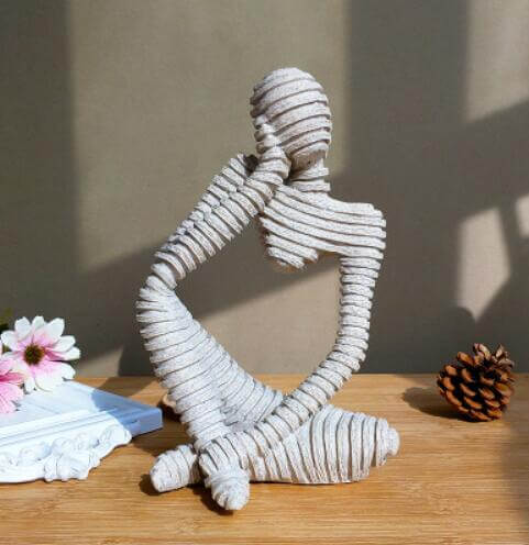Creative European Thinking Character Sculpture Home Decoration - Image 2