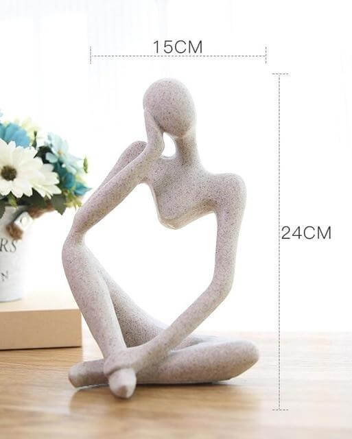 Creative European Thinking Character Sculpture Home Decoration - Image 4