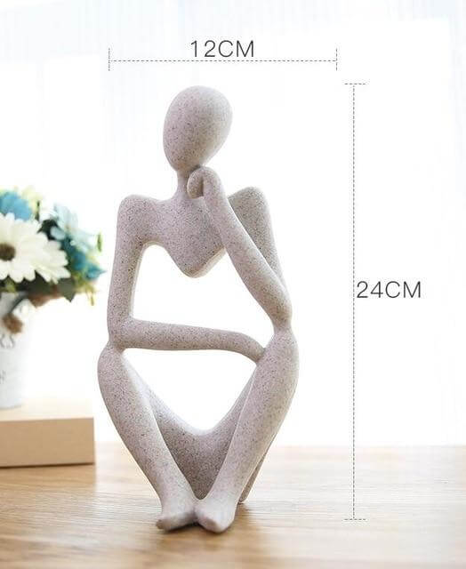 Creative European Thinking Character Sculpture Home Decoration - Image 6