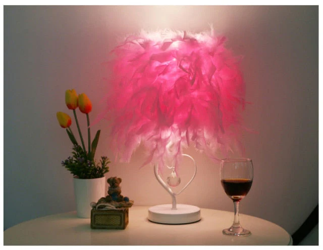 Creative Feather Crystal Table Lamp - Image 10