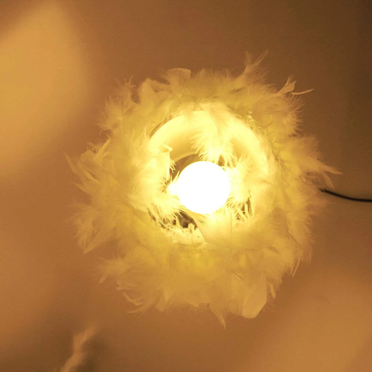 Creative Feather Crystal Table Lamp - Image 3