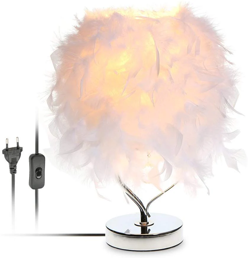 Creative Feather Crystal Table Lamp - Image 7