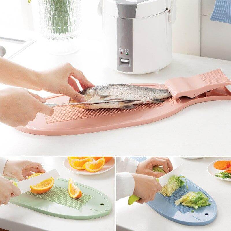 Creative Fish Cutting Board with Clip - Image 7