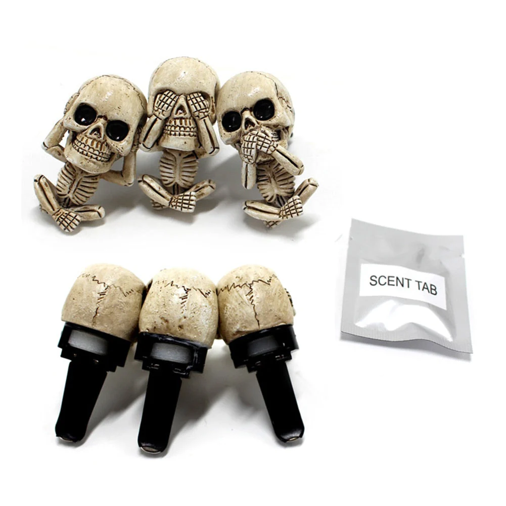 Creative Flower Skull Car Air Freshener - Image 4