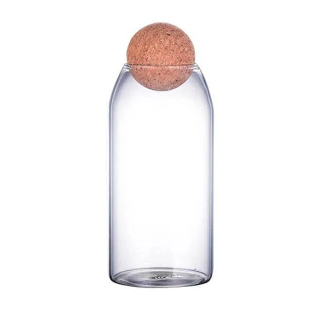 Creative Glass Cork Storage Jar - Image 9