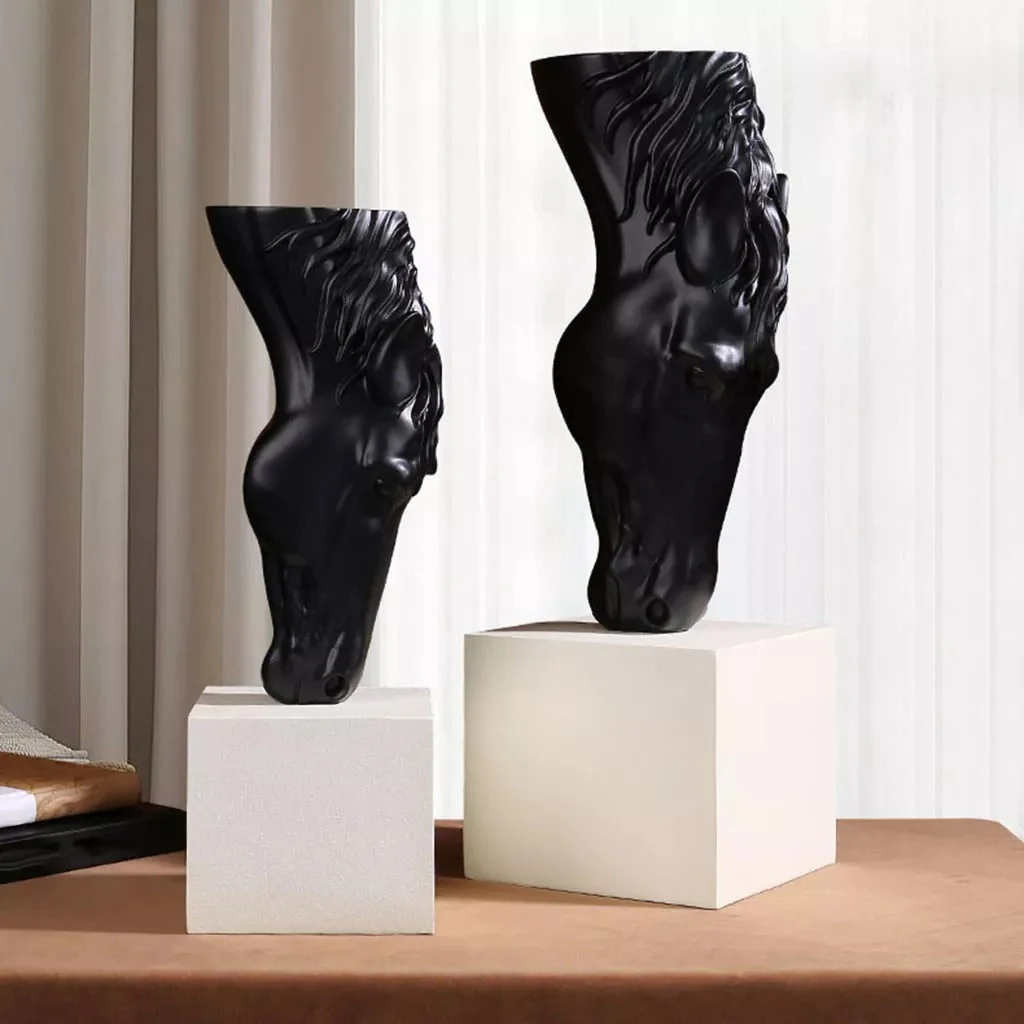 Creative Horse Head Statue Side Table - Image 5