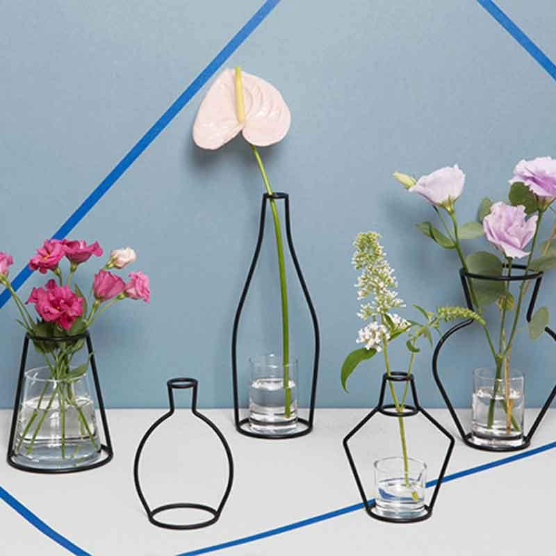 Creative Iron Flower Vase - Image 9