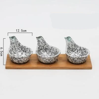 Creative Japanese style Ceramic Snack Bowls - Image 3