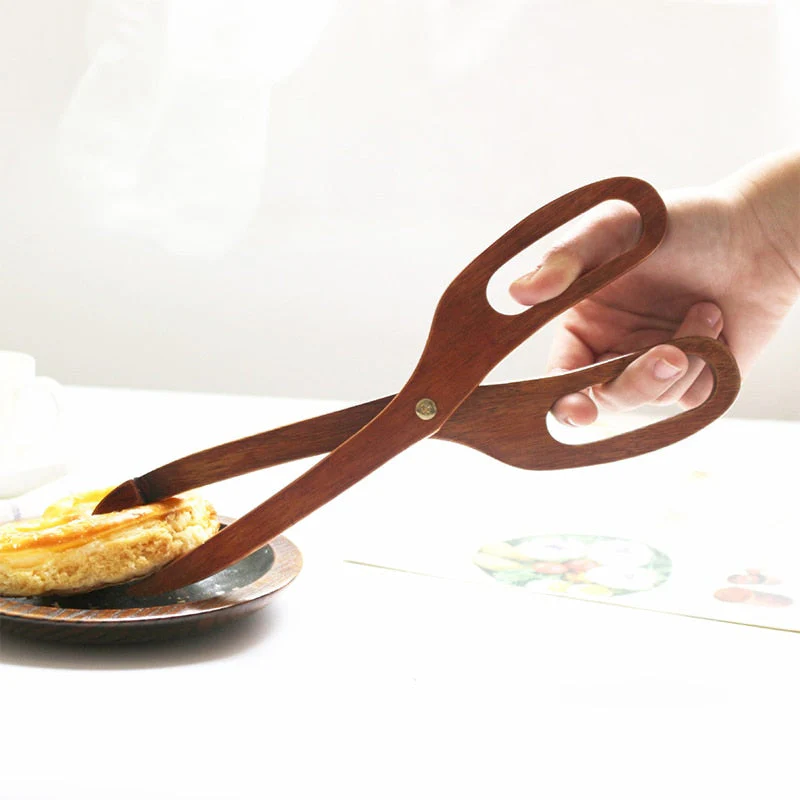 Creative Kitchen Wooden Tongs - Image 5