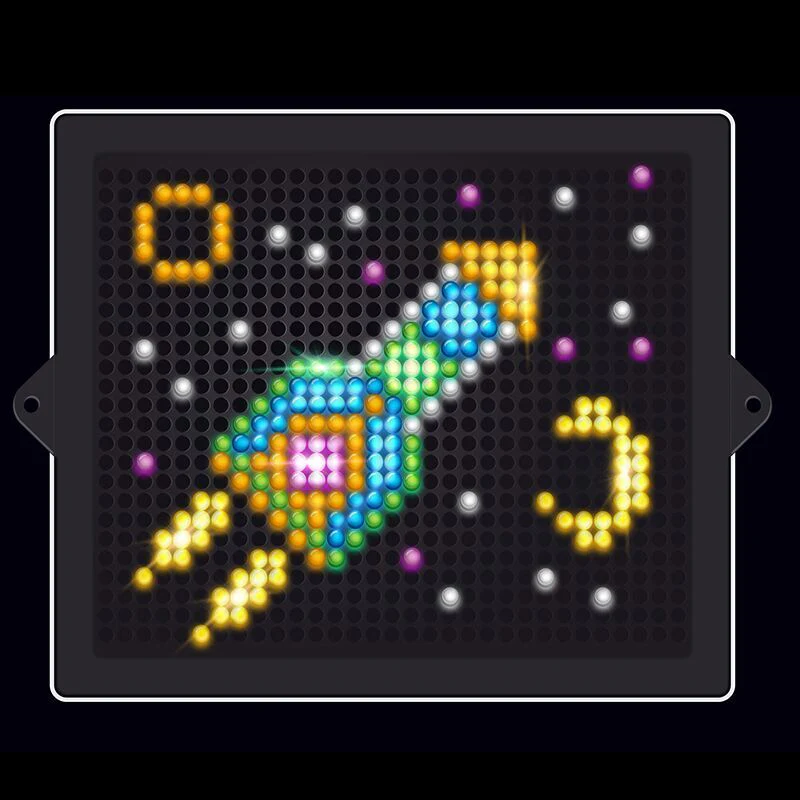Creative LED 3D Pixel Puzzle Toy Set - Image 6