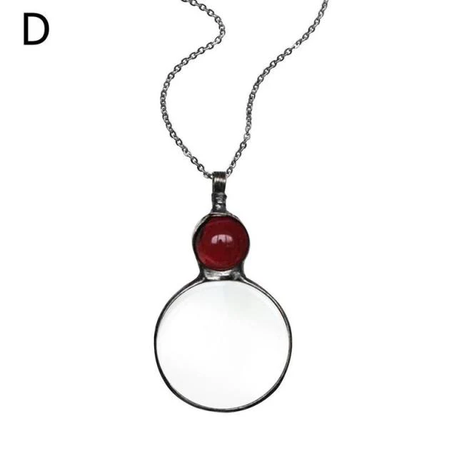 Creative Magnifying Glass Pendant Necklace - Image 6