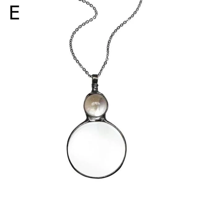 Creative Magnifying Glass Pendant Necklace - Image 8