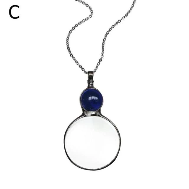 Creative Magnifying Glass Pendant Necklace - Image 9