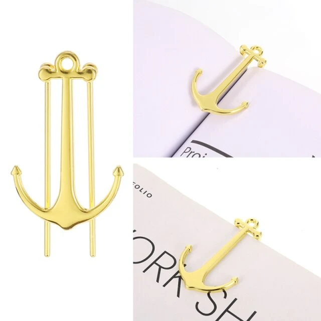 Creative Metal Anchor Bookmark - Image 6