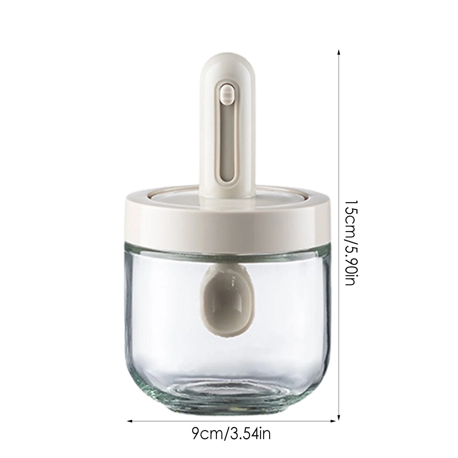 Creative Mini Seasoning Jar with Spoon - Image 11