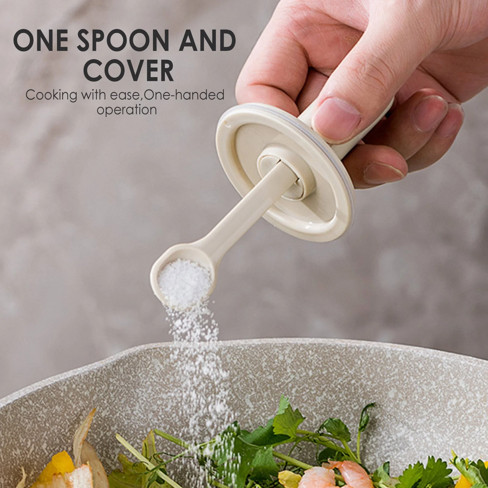 Creative Mini Seasoning Jar with Spoon - Image 9