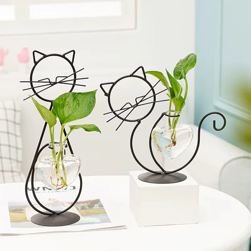 Creative Miniature Cat Shaped Plant Vase - Image 3