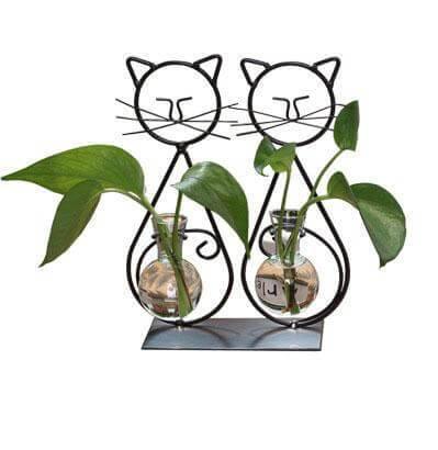 Creative Miniature Cat Shaped Plant Vase - Image 4
