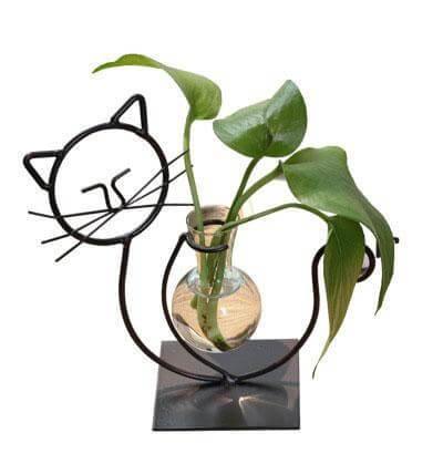 Creative Miniature Cat Shaped Plant Vase - Image 5