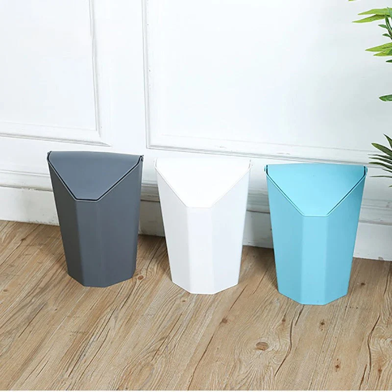 Creative Modern Home Use/Office Desktop Mini Plastic Trash Can - Image 4