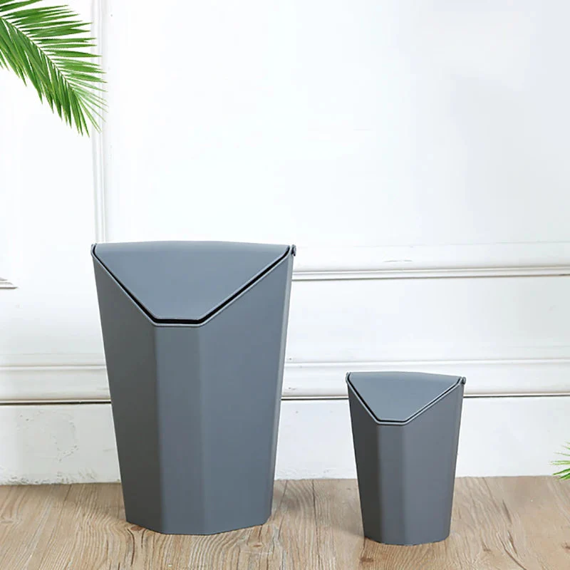 Creative Modern Home Use/Office Desktop Mini Plastic Trash Can - Image 5