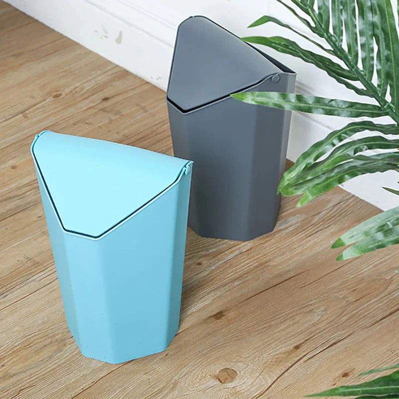 Creative Modern Home Use/Office Desktop Mini Plastic Trash Can - Image 6