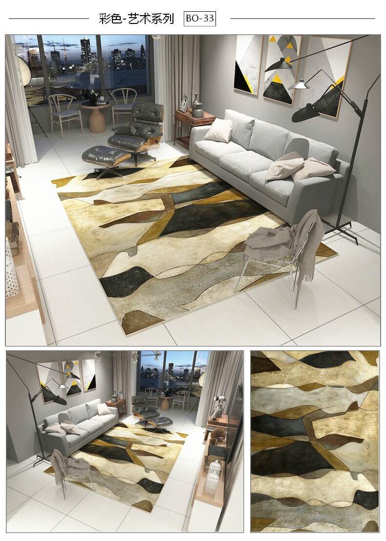 Creative Modern Pastoral Style Soft Carpet for Home - Image 13