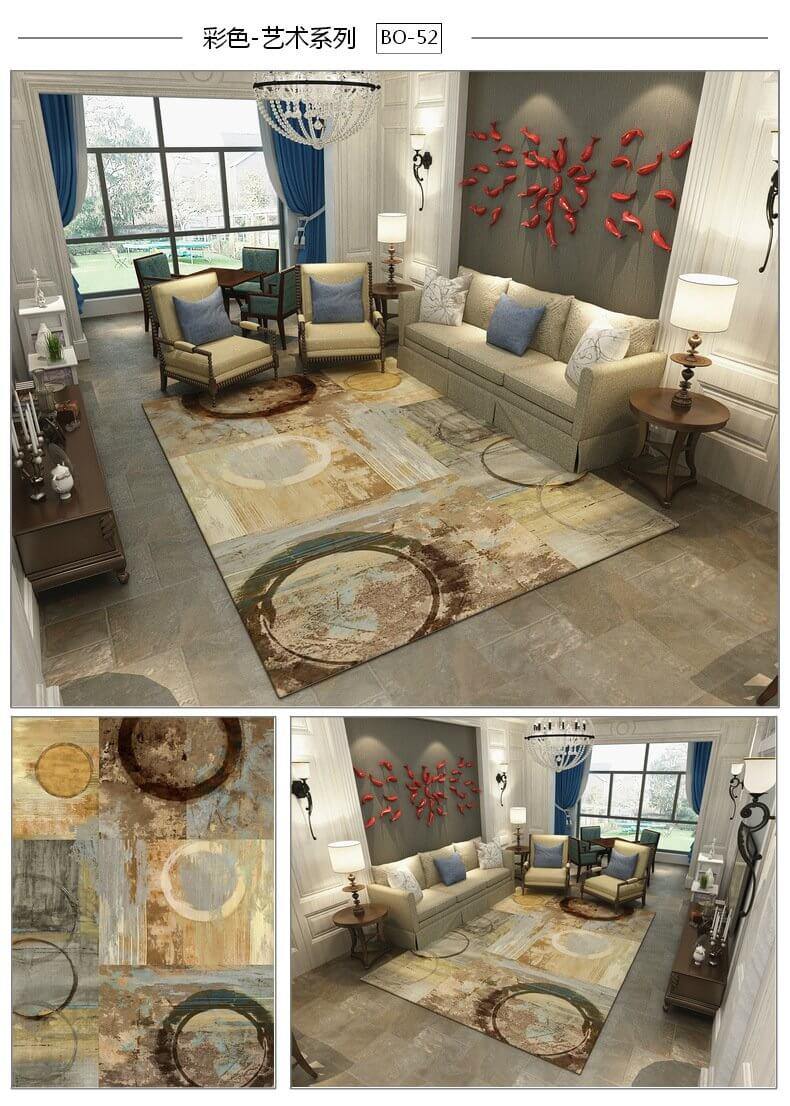 Creative Modern Pastoral Style Soft Carpet for Home - Image 6