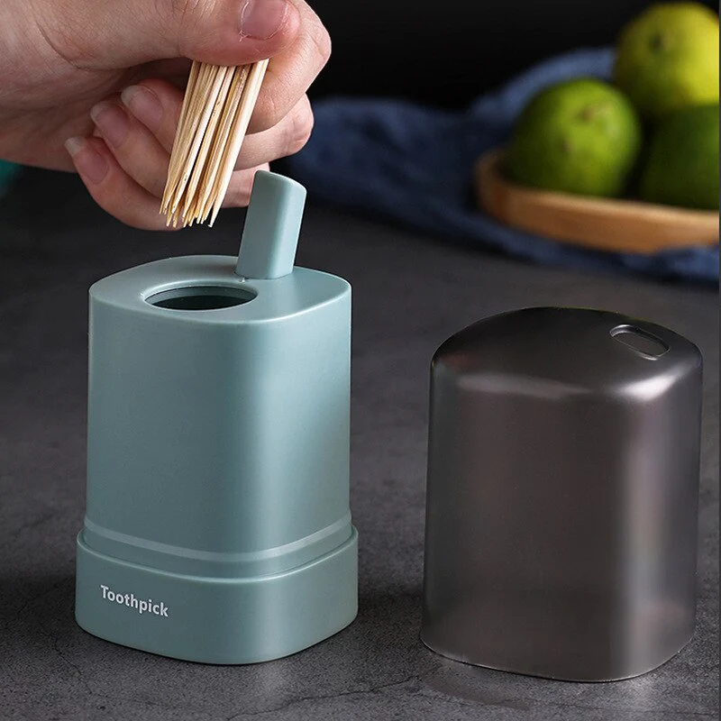 Creative Mushroom Automatic Toothpick Dispenser - Image 12