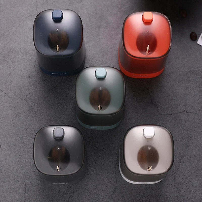 Creative Mushroom Automatic Toothpick Dispenser - Image 13