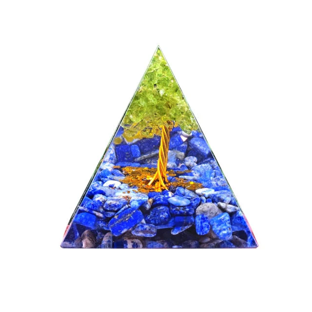 Creative Natural Crystal Universe Energy Pyramid - Image 10