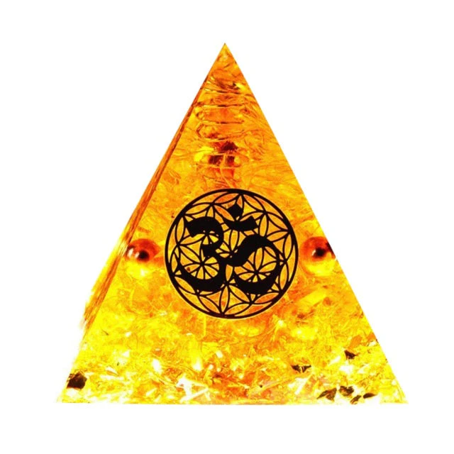 Creative Natural Crystal Universe Energy Pyramid - Image 12