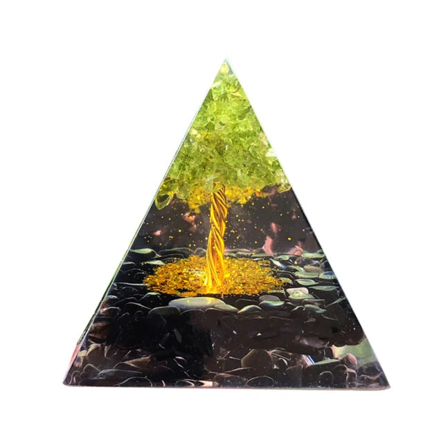 Creative Natural Crystal Universe Energy Pyramid - Image 19