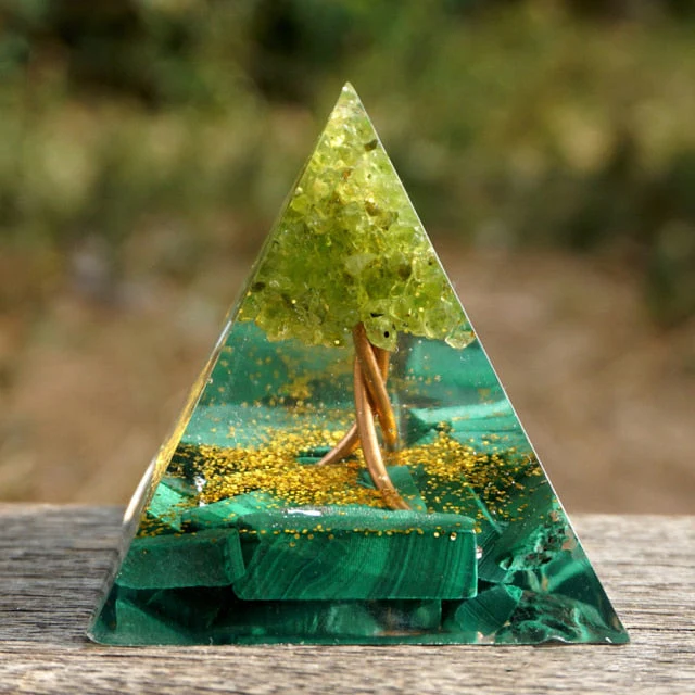 Creative Natural Crystal Universe Energy Pyramid - Image 32