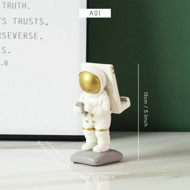 Creative Nordic Astronaut Moon Storage Organizer - Image 16