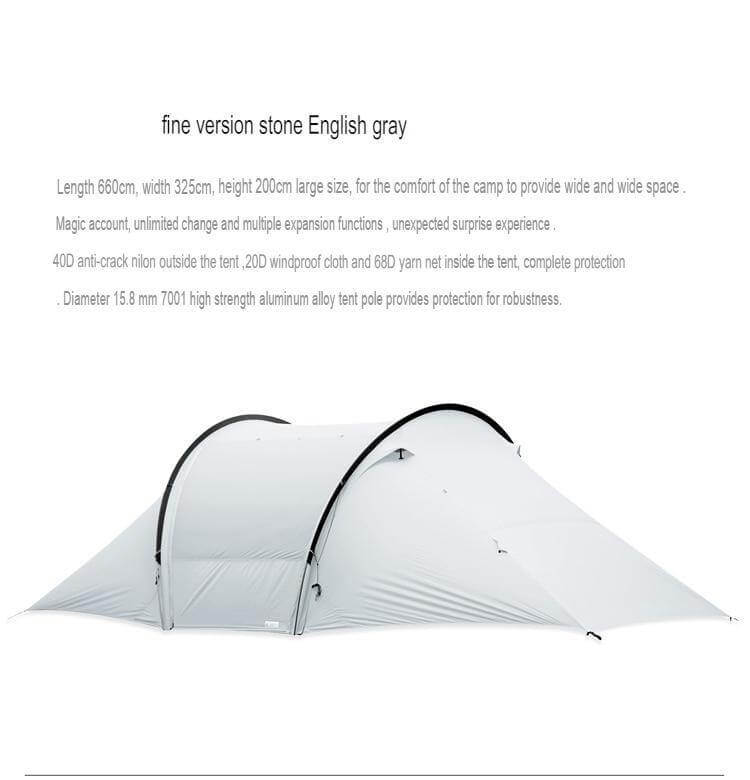Creative Oversize Elegant Camping Tunnel Tent - Image 16