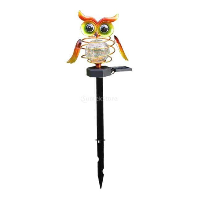 Creative Owl Garden Solar Night Lamp - Image 10