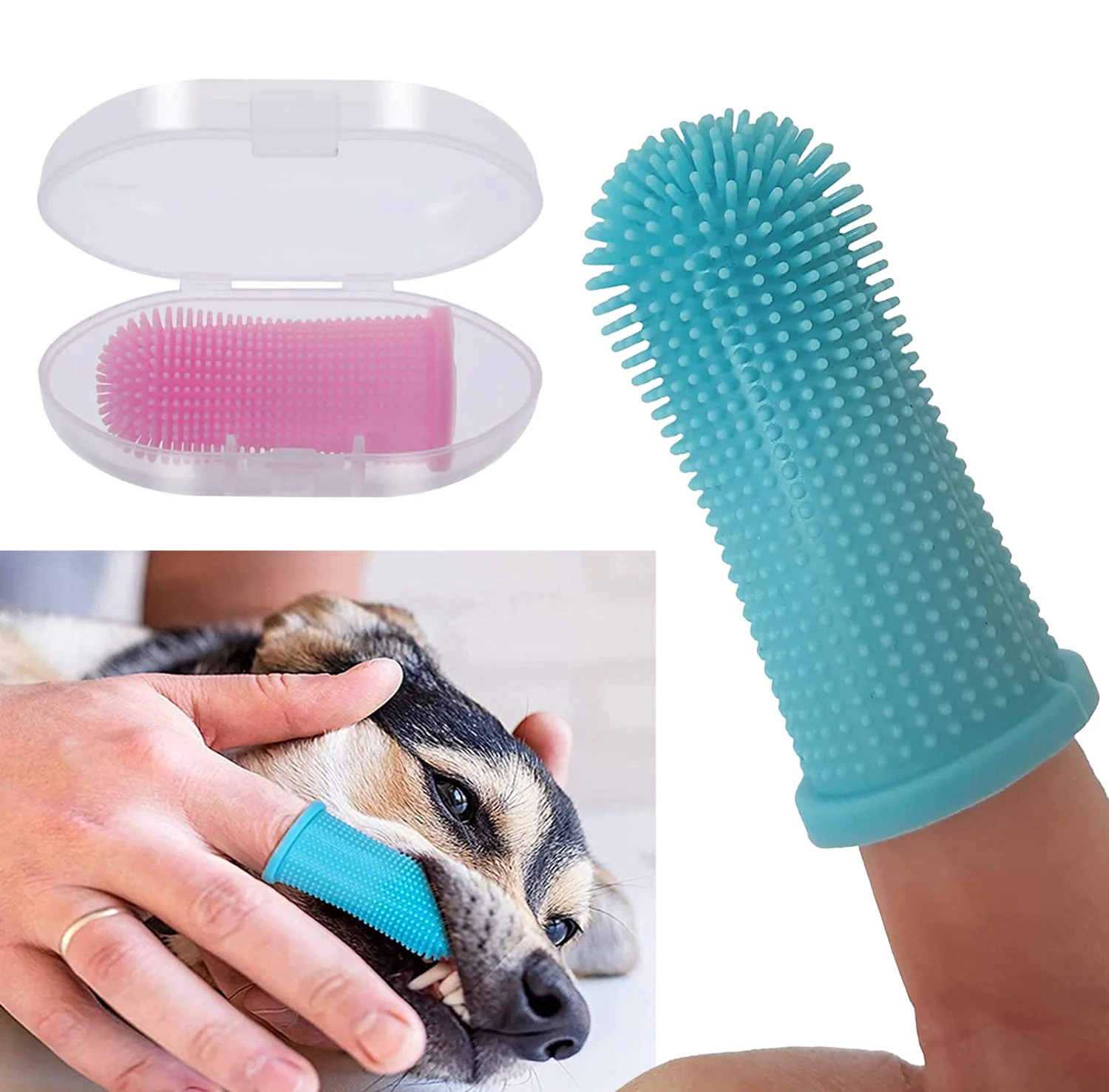 Creative Pet Finger Toothbrush - Image 2