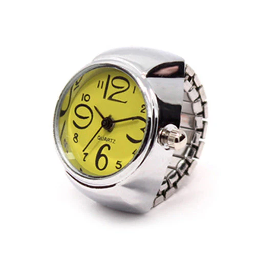Creative Quartz Stainless Steel Watch Ring - Image 10