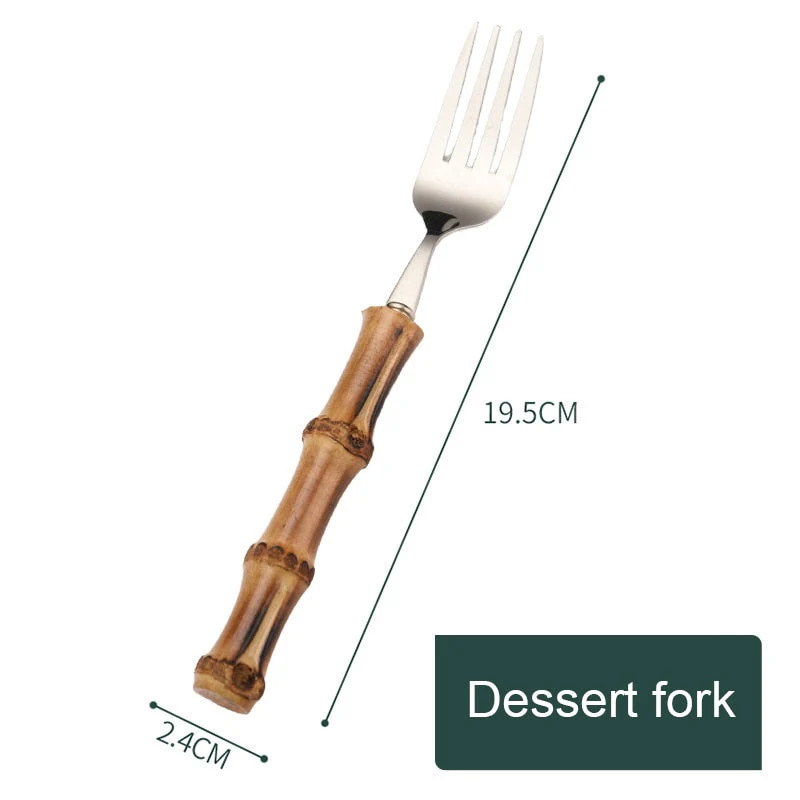 Creative Retro Bamboo Cutlery - Image 5