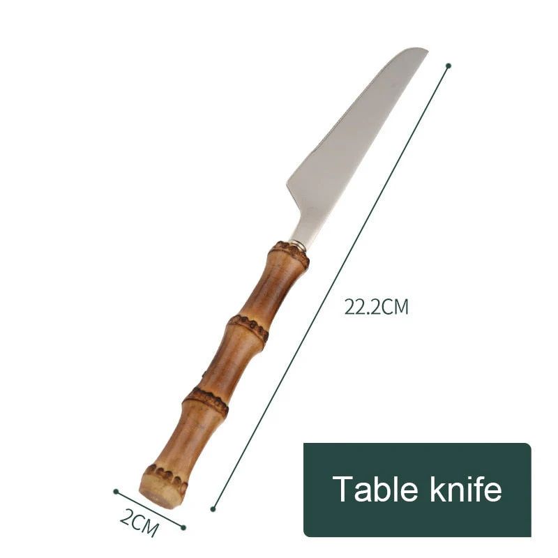 Creative Retro Bamboo Cutlery - Image 6