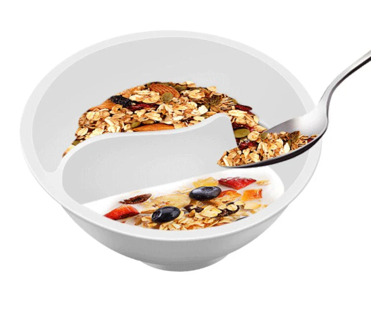 Creative Separated Double Bowls With Handle - Image 3