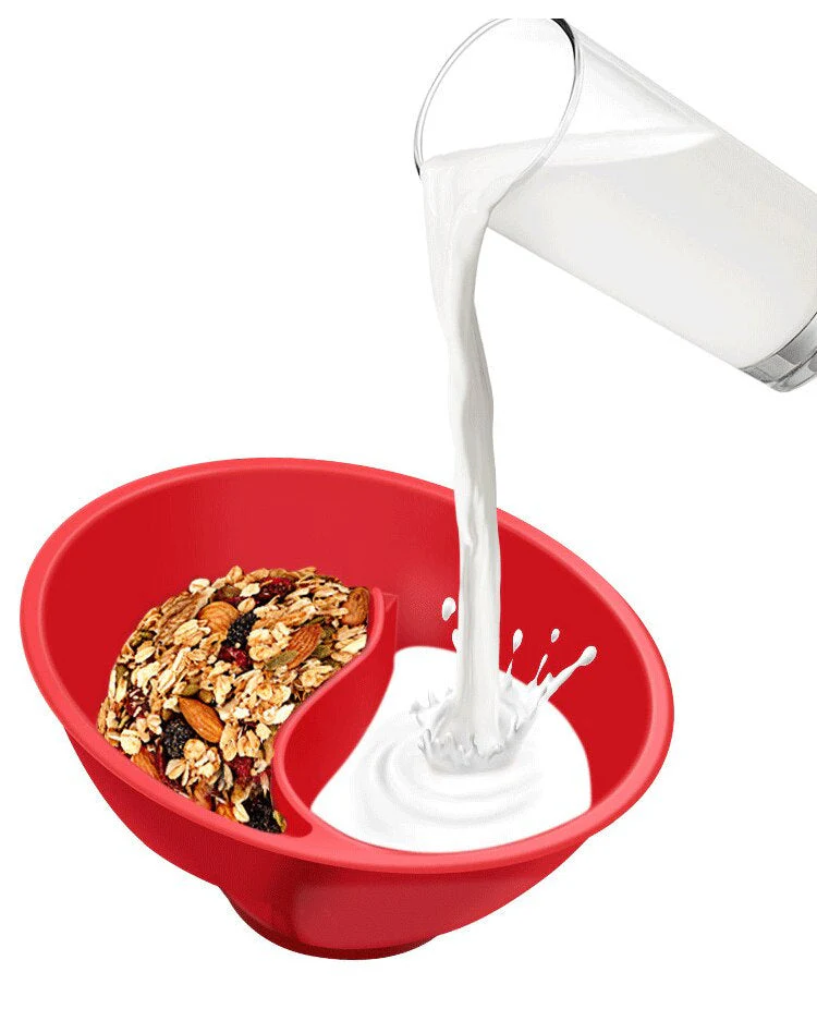 Creative Separated Double Bowls With Handle - Image 5