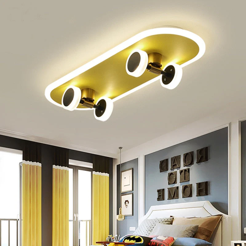 Creative Skateboard Nordic LED Ceiling Light - Image 5